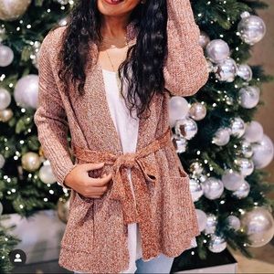 Belted Cardigan